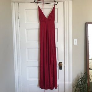 Mura Boutique Red Maxi Dress